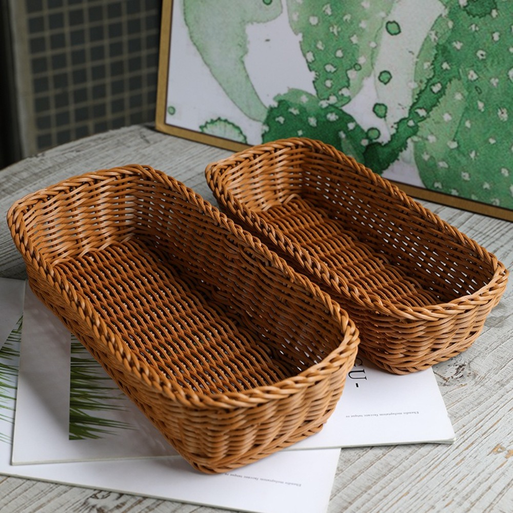 Keranjang Penyimpanan Rotan Im - Bread Box Bamboo ulasan dan harga