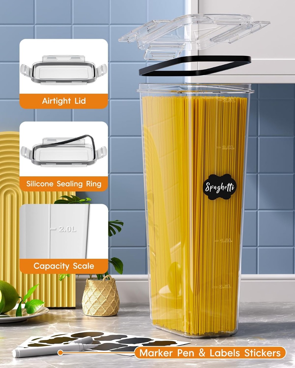 24 PCS Wadah Penyimpanan Makan - Food Storage With Lids ulasan dan harga