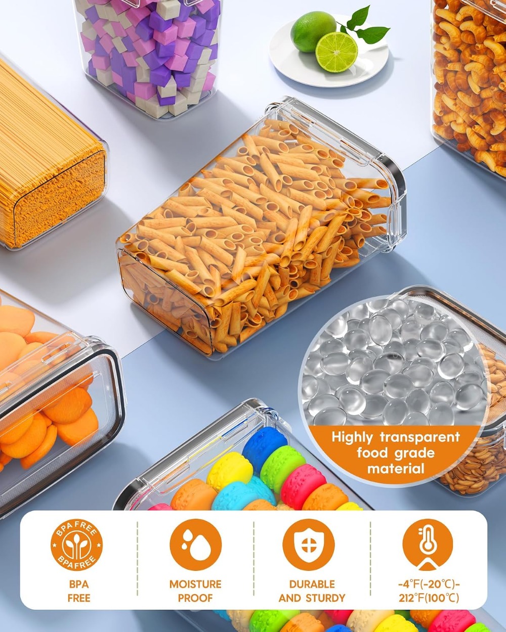 24 PCS Wadah Penyimpanan Makan - Food Storage With Lids ulasan dan harga
