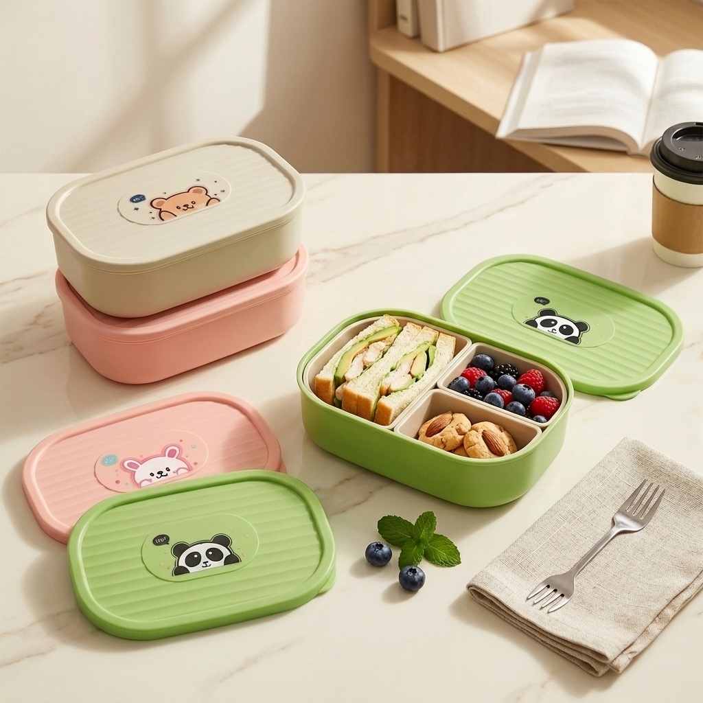 Kotak Makan Plastik Lucu Berse - Food Storage Safety ulasan dan harga