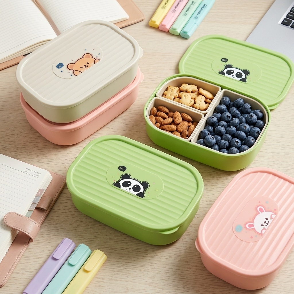 Kotak Makan Plastik Lucu Berse - Food Storage Safety ulasan dan harga