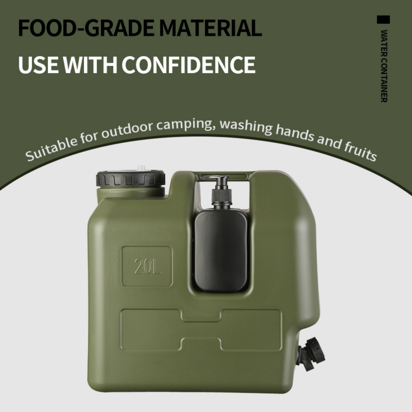 Wadah Air Camping 20L dengan K - Food Storage Emergency ulasan dan harga