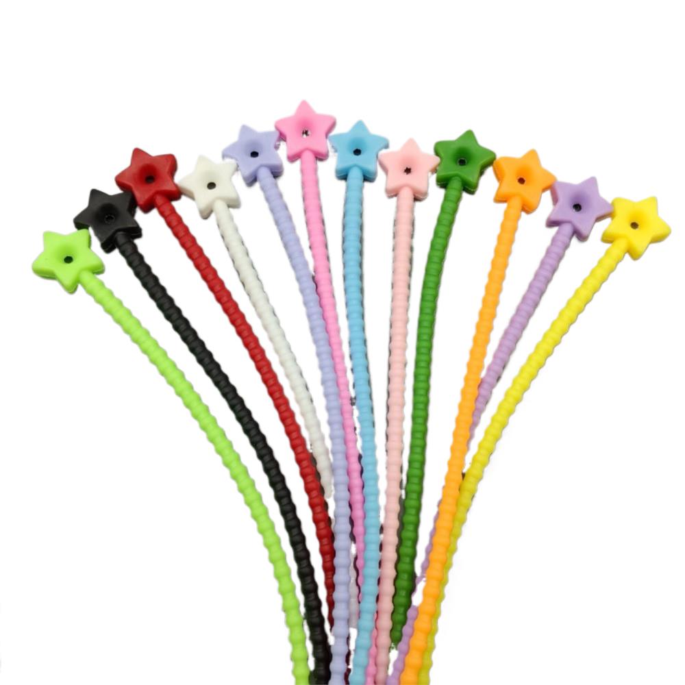 10Pcs Pengatur Kabel Silikon B - Food Storage Method ulasan dan harga