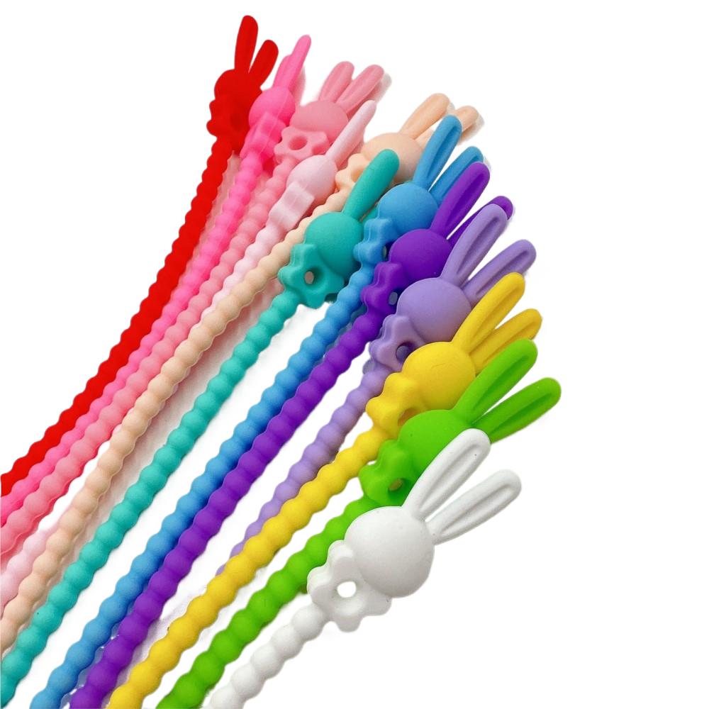 10Pcs Pengatur Kabel Silikon B - Food Storage Method ulasan dan harga