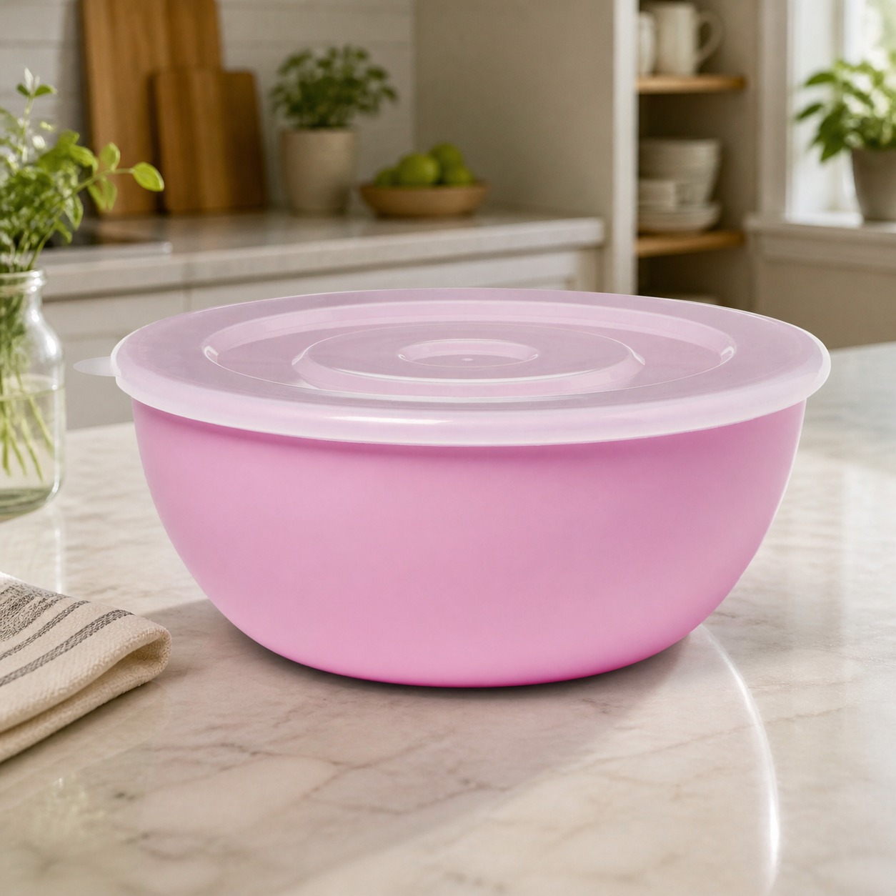 Mangkuk Merah Muda Dengan Tutu - Food Storage Meals ulasan dan harga