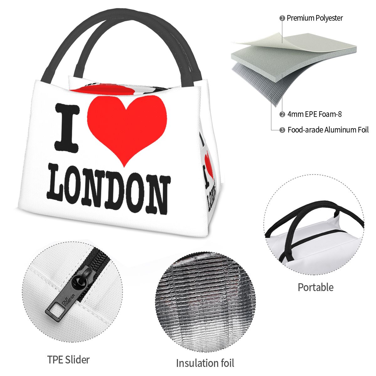 London UK England Tas Makan Si - Food Storage Uk ulasan dan harga
