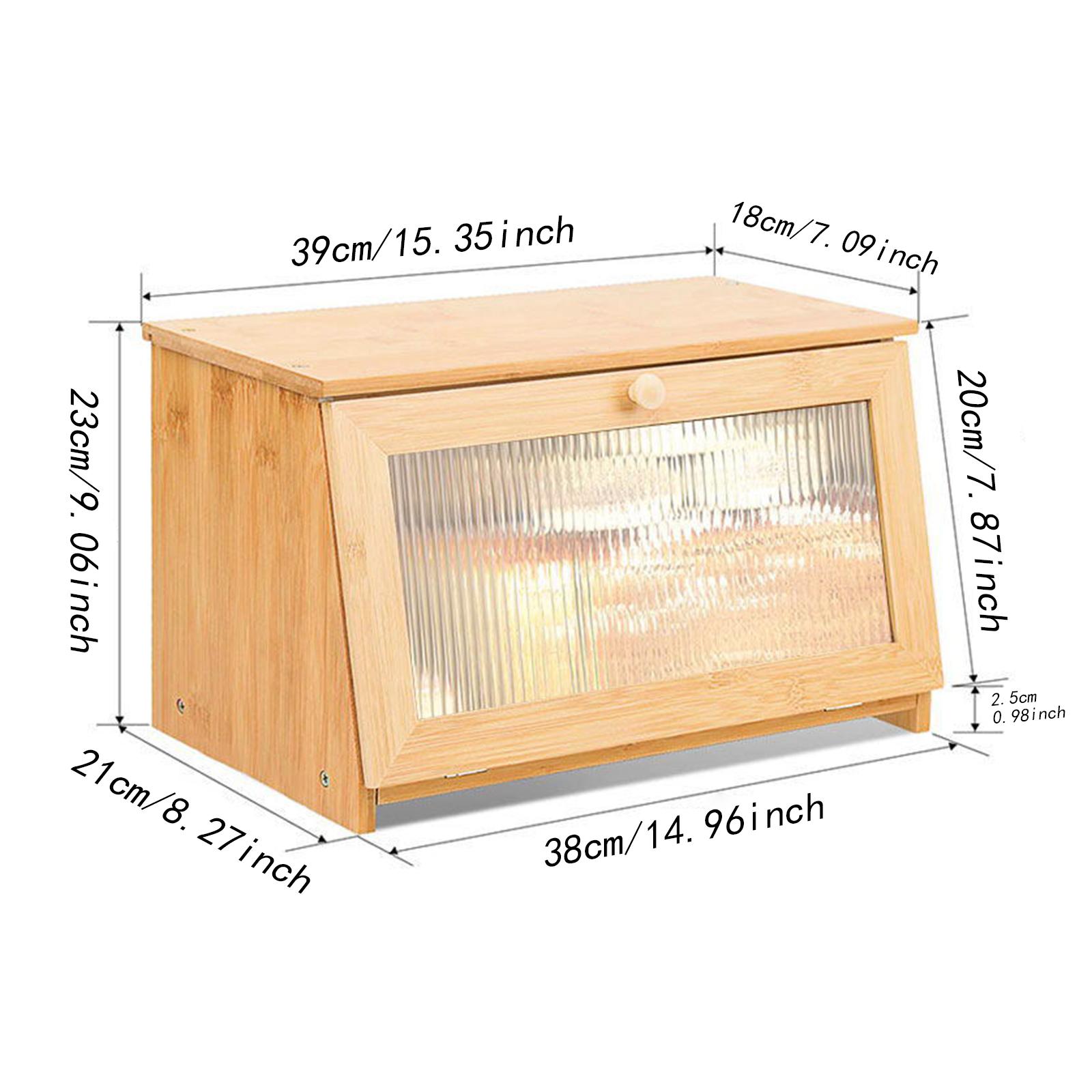 Kotak Roti Bambu Persegi Panja - Bread Box Bamboo ulasan dan harga